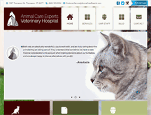 Tablet Screenshot of animalcareexperts.com